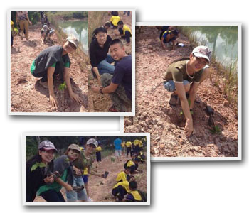 Planting with Tahkabark School
